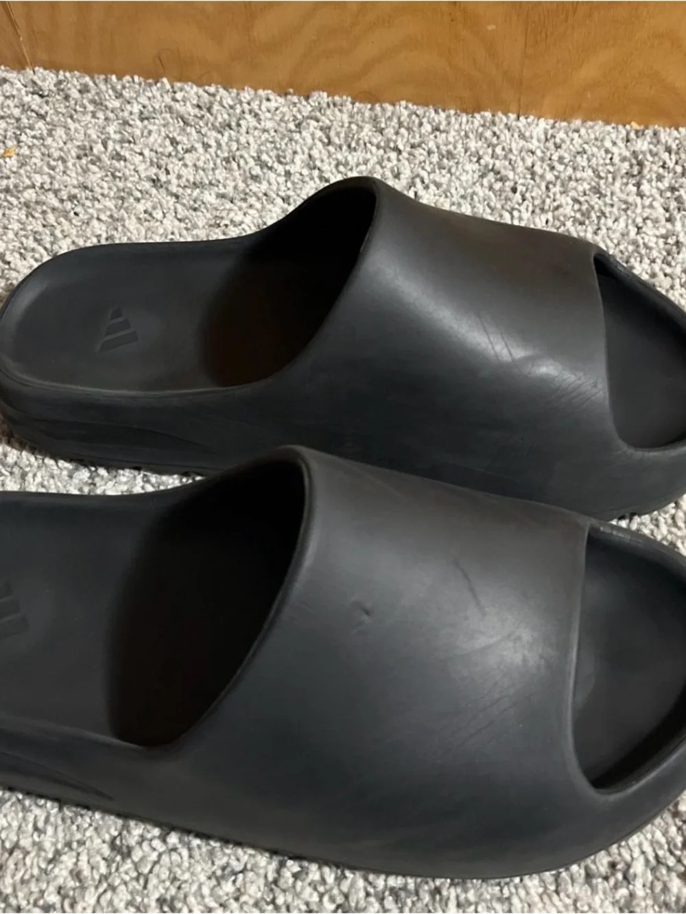 Yeezy Slide Sandals in Black